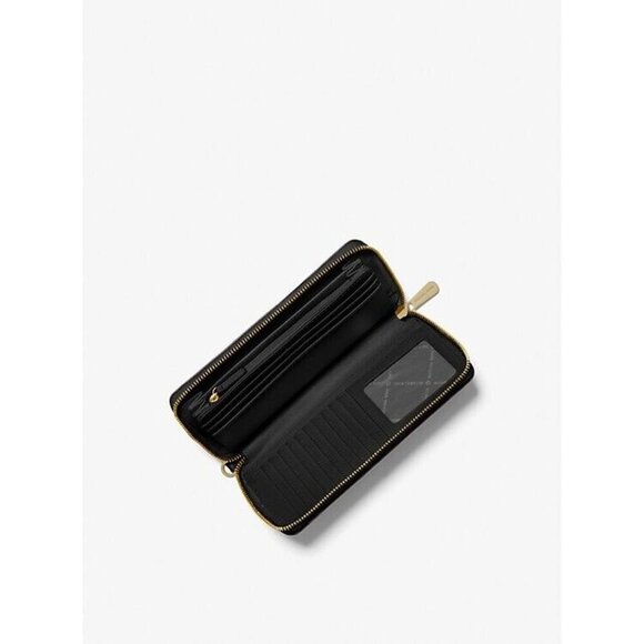 Michael kors Women Black Jet set Travel Large Logo Continental wristlets - Picture 2 of 3